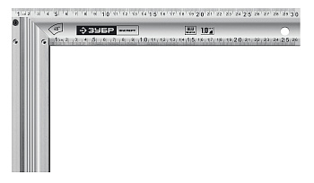 Жесткий столярный угольник ЗУБР 300 мм 34392-30