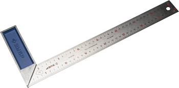 Столярный угольник ЗУБР Эксперт нержавеющее полотно, 400мм 34393-40