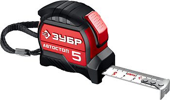 Рулетка ЗУБР с автостопом 5м/19мм 34052-05-19_z01