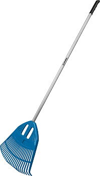 GRINDA PP-23 ALU, 500 х 50 х 1680 мм, 23 зубца, алюминиевый черенок, пластиковые, веерные грабли, PR