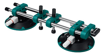 KRAFTOOL TLS-150 усилие 150 кг, помповая, Вакуумная струбцина для стягивания плитки и регулировки шв