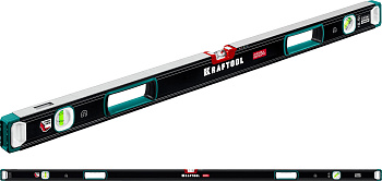Магнитный сверхпрочный уровень KRAFTOOL A-RATE Control с зеркальным глазком, 2000 мм 34988-200