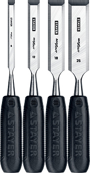 STAYER Max-Cut, 4 предм, набор стамесок (1820-H4)