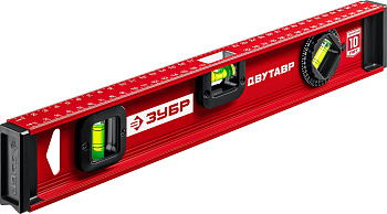Уровень с двутавровым профилем ЗУБР Двутавр 400 мм 4-34583-040_z01