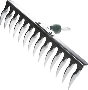 RACO 370 мм, 14 витых зубцов, оцинкованные, садовые грабли (4230-53848)