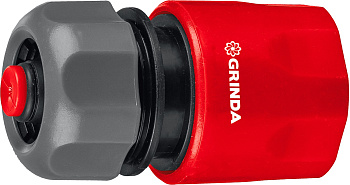 GRINDA GC-12A, 1/2″, с автостопом, для шланга, быстросъемный соединитель (8-426329)
