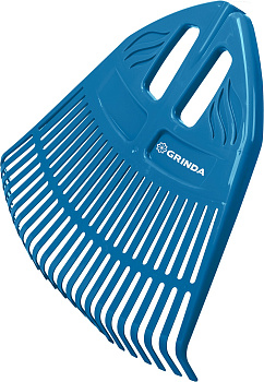 GRINDA PP-23, 500 х 50 х 420 мм, 23 зубца, без черенка, пластиковые, веерные грабли, PROLine (421813