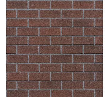 Фасадная плитка ТЕХНОНИКОЛЬ Hauberk Кирпич Оптима, обожжённый