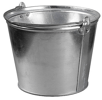 Оцинкованное ведро для непищевых продуктов Без бренда 12 л 39300-12