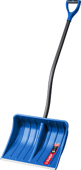 Снеговая лопата ЗУБР АРКТИКА 500 мм пластиковая с алюминиевой планкой