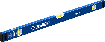 Усиленный уровень ЗУБР Профессионал 800 мм, с зеркальным глазком 34590-080