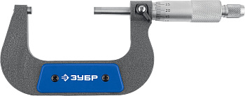 Микрометр ЗУБР Профессионал гладкий механический, МК 75, диапазон 50-75мм 34480-75_z02