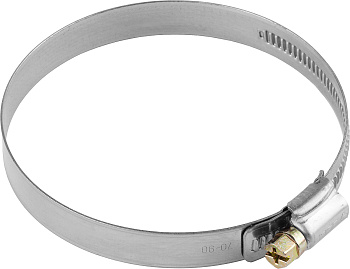 ЗУБР НХ-12Н, 110 - 130 мм, накатная лента 12 мм, 50 шт, нержавеющий хомут, Профессионал (37822-110-1