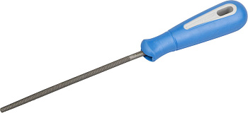 Напильник ЗУБР ″Профессионал″ круглый, двухкомпонентная рукоятка, № 1, 150мм