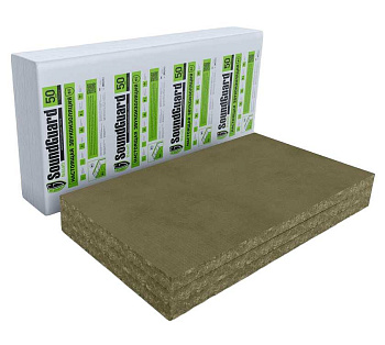 Звукопоглощающая плита Soundguard basalt 1000x600x50 мм, 2.4 кв. м в упаковке 201052