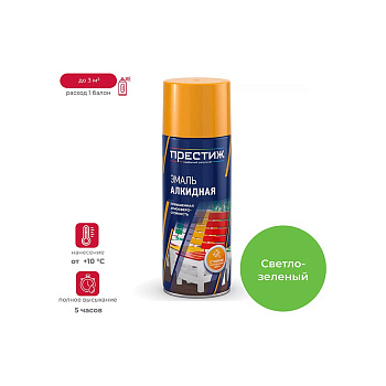 Краска аэрозоль Престиж зеленая светлая 425 мл 12 44876