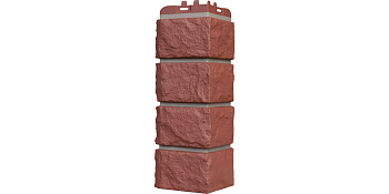 Угол Grand Line Колотый камень Design Plus корица с темно-бежевым швом