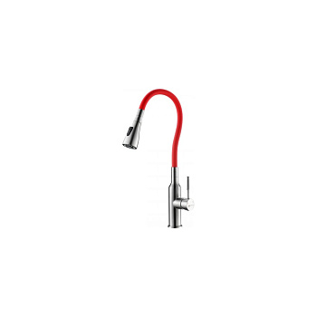 Смеситель для кухни Lemark Expert LM5082S-Red с гибким изливом LM5082S-Red