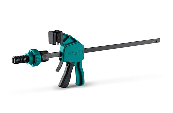 KRAFTOOL KRAFTFLEX GDH-300/60 в отверстия 20 мм, вертикальная быстрозажимная струбцина пистолетного