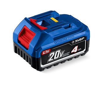ЗУБР Power PRO, 20 В, 4.0 А·ч, аккумулятор LMS, ПРОФЕССИОНАЛ (BP-P-20-4)