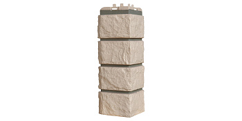 Угол Grand Line Колотый камень Design бежевый со швом RAL 7006