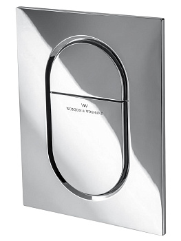Кнопка смыва для инсталляции пневматическая WONZON & WOGHAND, Хром (WW-IB257-CR)