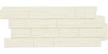 Фасадная панель Grand Line Сланец Classic молочный