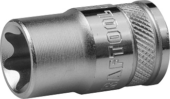 Торцовая головка "INDUSTRIE QUALITAT" хромосатинированная (внутренний TORX, 1/2", Е16) Kraftool 2781