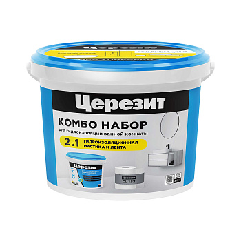 Набор для гидроизоляции Церезит комбо набор CL 51/7,5кг + СL 152/8м Гидроизоляция + Лента