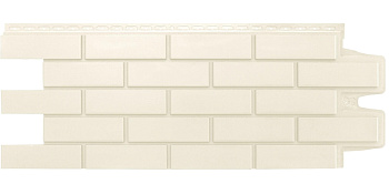 Фасадная панель Grand Line Клинкерный кирпич Classic молочный
