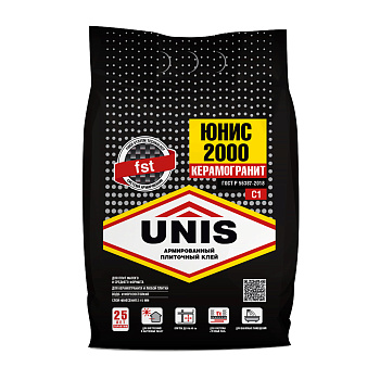 Плиточный клей  UNIS 2000, 5 кг