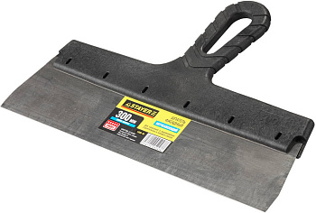 STAYER PROFlat, 300 мм, пластиковая ручка, нержавеющий фасадный шпатель, Professional (1008-30)