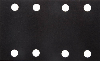 Лист шлиф. универс. URAGAN ″Оптимал. для тверд. пород дерева″ 8 отв. по линии, на липучке, для ПШМ,