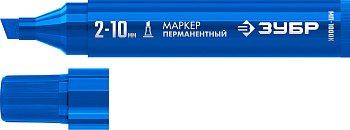 ЗУБР МП-1000К синий, 2-10 мм, клиновидный перманентный марке (06333-7)