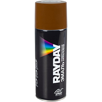 Акриловая аэрозольная краска RAYDAY Ral 8003 коричневая, 520 мл Rd-064 223210