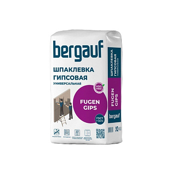 Универсальная шпаклевка Bergauf Fugen Gips (на гипсовой основе; 25 кг) 7463