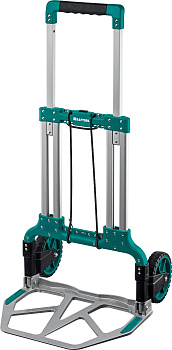 KRAFTOOL ATLANT, до 120кг, каркас и платформа из алюминия, платформа 48.5х35см, колеса d18см, вес 6.