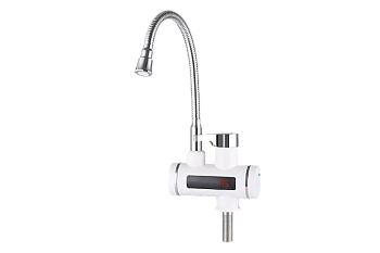 Кран-водонагреватель проточного типа UNIPUMP BEF-001-02 с дисплеем и гибким изливом 88402