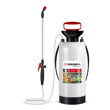 GRINDA TS-8, 8 л, широкая горловина, устойчивое днище, переносной опрыскиватель (8-425117)