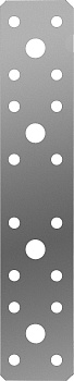 ЗУБР КП-2.0, 180 x 35 x 2 мм, цинк, крепежная пластина (310236-180-35)