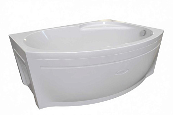 Акриловая ванна Радомир Монти 150х105 (правосторонняя), фронтальная панель, каркас, слив-перелив авт