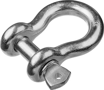 ЗУБР 1/2″ (12.7 мм), 6 шт, палец 16 мм, г/п 2 тн, цинк, омегообразная скоба, Профессионал (304525-13