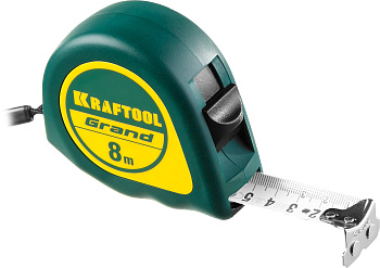 Рулетка KRAFTOOL GRAND 8м/25мм 34022-08-25