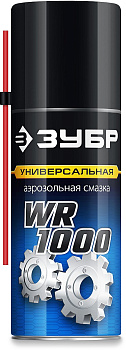 ЗУБР WR-1000 210 мл, средство для тысячи применений, Многофункциональная аэрозольная смазка, ПРОФЕСС