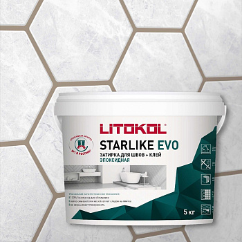 Эпоксидный состав для укладки и затирки мозаики LITOKOL STARLIKE EVO S.225 TABACCO 485270004