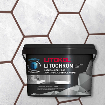 Затирочная смесь LITOKOL LITOCHROM LUXURY EVO LLE 240 венге 2 кг 500460002