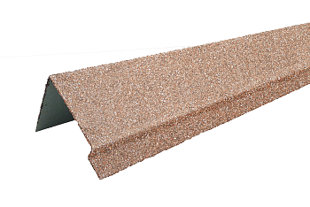 Наличник оконный металлический ТЕХНОНИКОЛЬ Hauberk Lux коричнево-бежевый