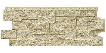 Фасадная панель Grand Line Дикий камень Classic бежевый 10 штук в упаковке 410884