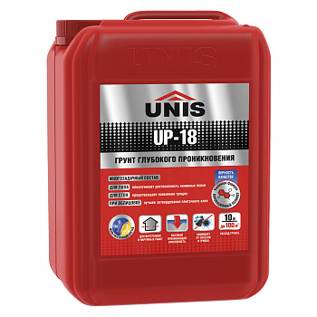 Грунт глубокого проникновения UNIS UP-18 10 л