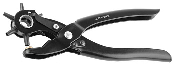 Револьверный дырокол STAYER Standard 6 в 1 для кожи 2-4.5 мм 22940_z01